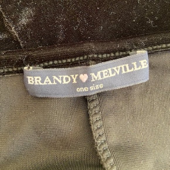 Brandy Melville Velvet Black Cami - Picture 3 of 3